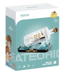 Koco Stavebnice mini Titanic v láhvi